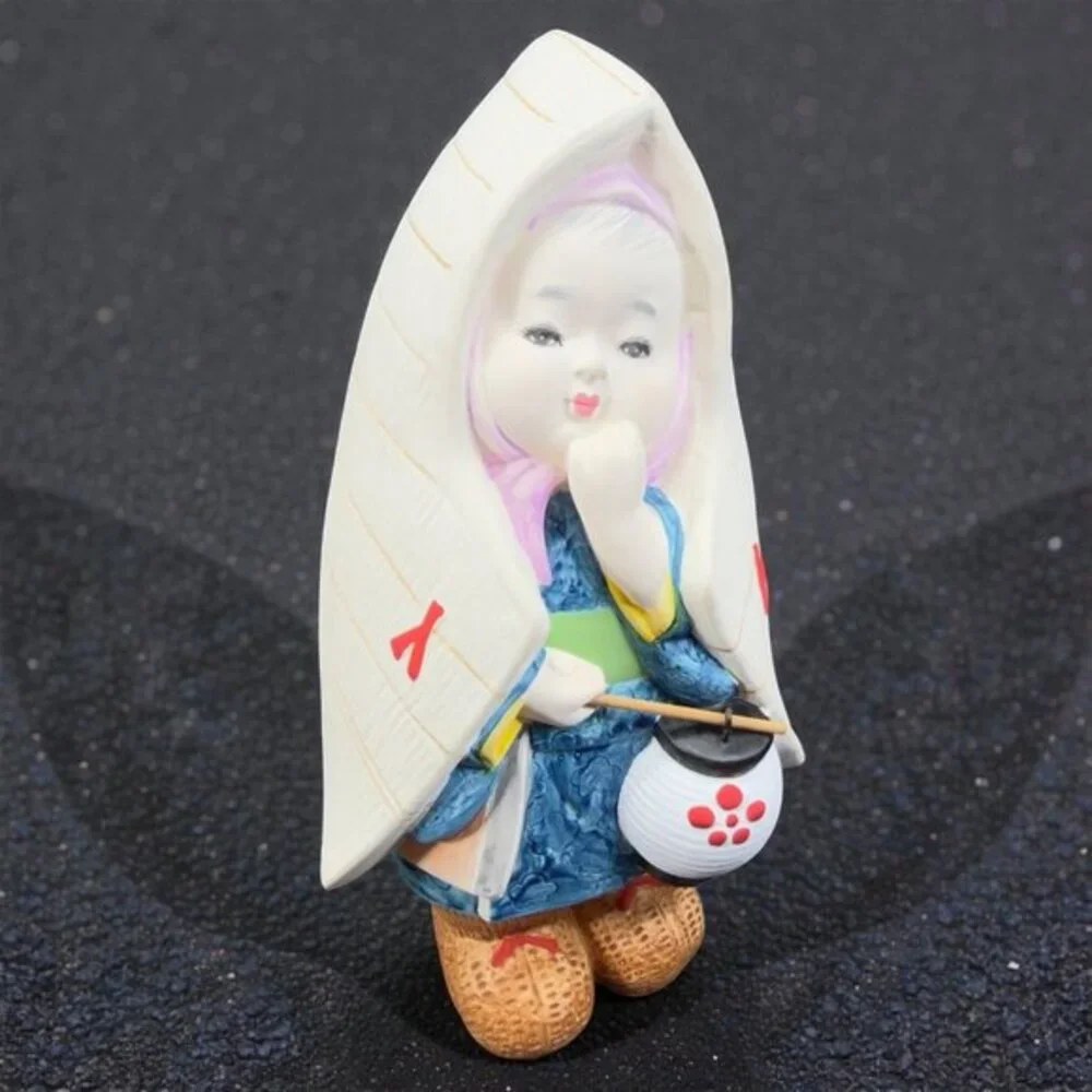 Vintage Japanese Porcelain Bisque‎ Doll Figure Ceramic Whimsical Made In Japan